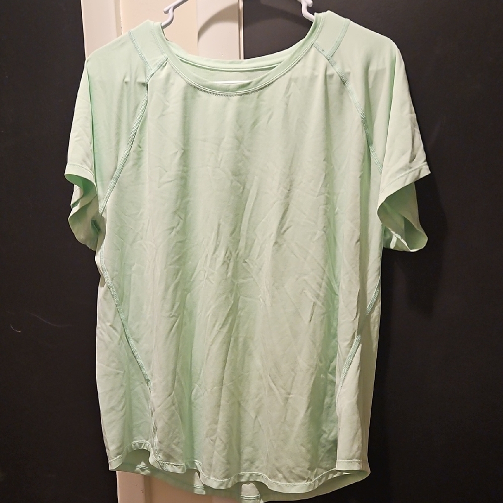 Tek Gear Light Green Short Sleeve Tee